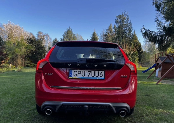 Volvo V60 cena 74900 przebieg: 158000, rok produkcji 2016 z Puck małe 232